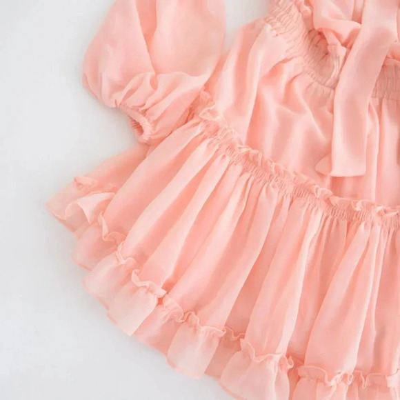 Revolve Misa Los Angeles Coral Dress Large Retails $440 - Picture 8 of 13